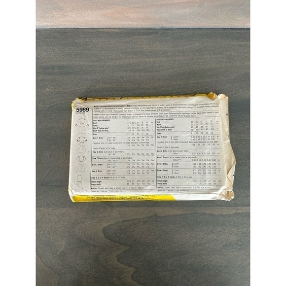 Simplicity Vintage Uncut Pullover Dresses with Surplice Bodice Size 14 No 5989 - Picture 3 of 7